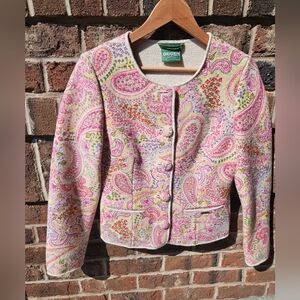 Geiger Pure New Wool Pastel Paisley Jacket